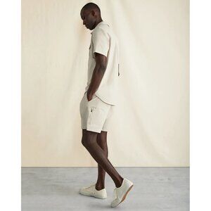 Onia All Terrain Utility Shorts Men's Medium Khaki Ripstop UPF 50 Water Resist